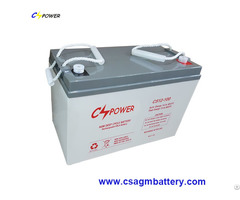 Deep Cycle Solar Agm Batteries 12v100ah For Power Storage