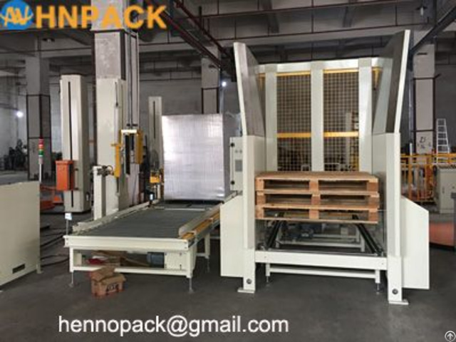 In Line Pallet Dispenser And Collector