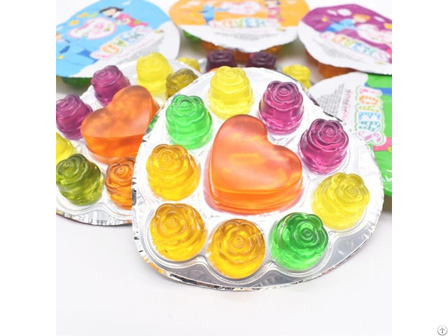 Wholesale Heart Shaped Mini Fruit Jelly Cup