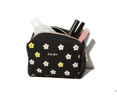 Cosmetic Bag Manufacturer Canvas Daisy Makeup Bags Cosmetics Promotional