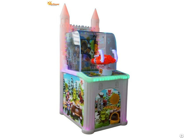 Kids Indoor Coin Operated Water Shooting Arcade Game Machine