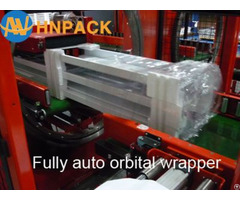 Orbital Stretch Timber Wrap Machine For Door Frame Pipes Tubes Aluminum Profiles
