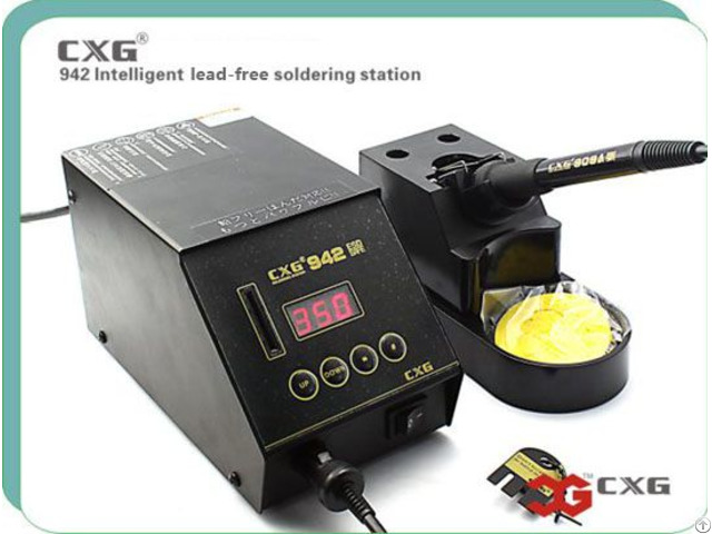 Esd Intelligent Lead Free Digital Display Soldering Station 85w