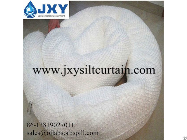 White Oil Absorbent Boom