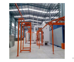 Electrostatic Powder Spraying Booth With Natural Gas Heating Curing Oven System