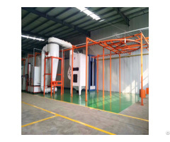 Electrostatic Fast Color Change Powder Painting Booth For Sale