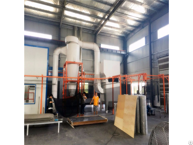 Environmental Friendly Automatic Quick Color Change Powder Cyclone Spray Paint Booth