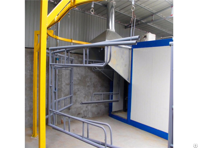 High Work Efficiency Steel Storage Rack Powder Coating Line