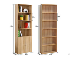 Customize Size Design Wood Bookcase With Melamine Finish