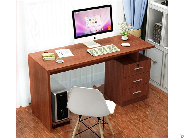 Simple Mdf Chipboard Wood Computer Desk With Good Price