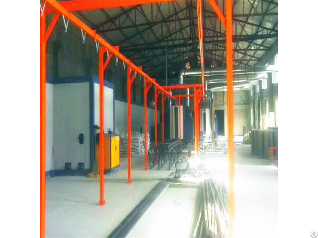 Powder Coating Spray Paint Line With Transport System Conveyor Chain