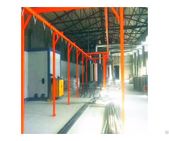 Powder Coating Spray Paint Line With Transport System Conveyor Chain