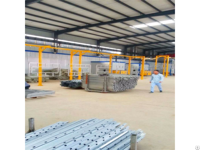 Automatic Painting Spray Booth For Auto Parts Powder Coating Line