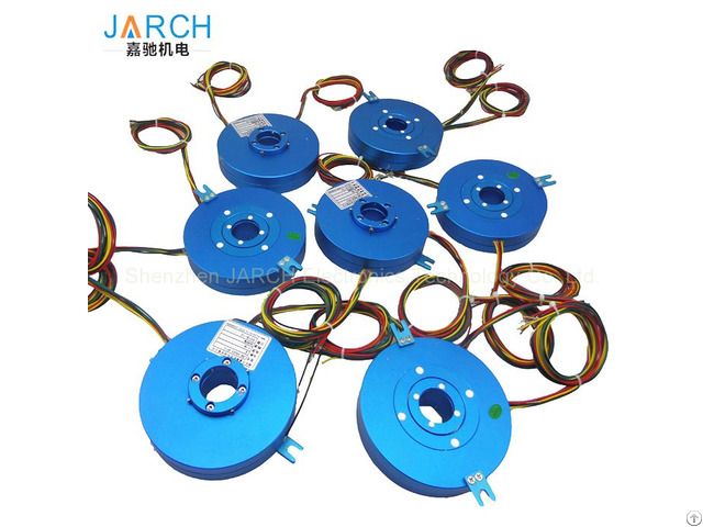 Through Hole Size 3mm 70mm Flat Pcb Pancake Slip Ring Flanges Connectors