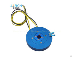 Through Hole 10a Electric Swivel Slip Ring Rotary Joint Electrical Connector