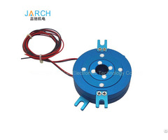 Hollow Shaft Slip Rings Flange Mounted 2 Singal Pancke Slipring