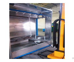 Automatic Powder Spray Paint Booth For Construction Machinery Line