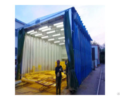 Spray Painting Booth Machine For Farm Machinery Parts Powder Coating Line