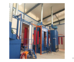Small Manual Powder Coating Booth Advanced Electrostatic Spraying Paint Machine