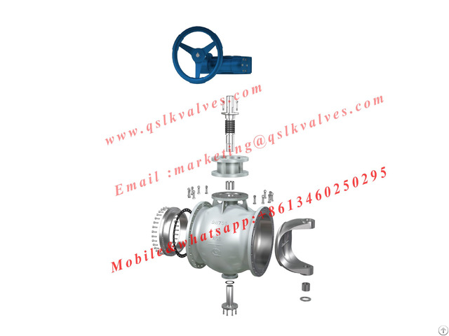 Side Entry Segment Ball Valve For Waste Water Application