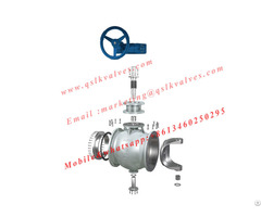 Side Entry Segment Ball Valve For Waste Water Application
