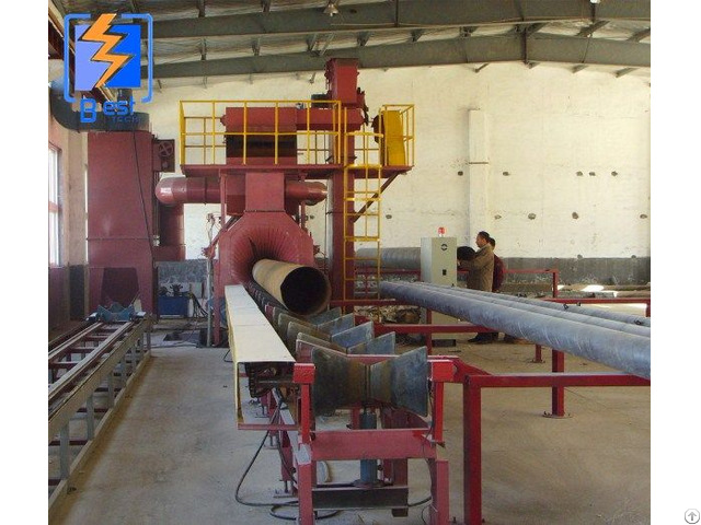 Steel Tube Surface Cleaning And Strengthen Equipment Price