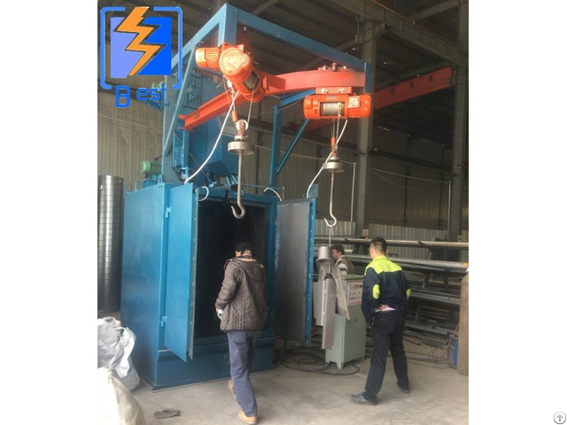 Q37 Series Double Hook Secondary Separation Type Shot Blasting Machine