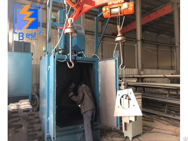 Ce Certificated Hook Shot Blasting Machine Q378 Hanger Abrator