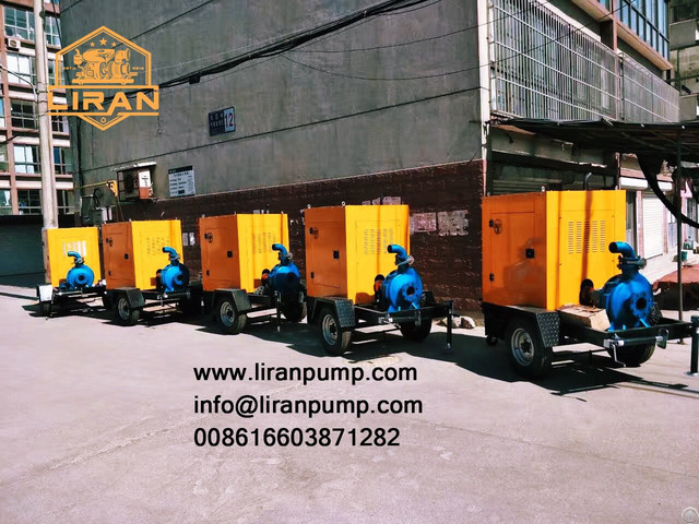 Mobile Centrifugal Diesel Engine Driven Pump