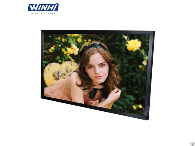 65inch Metal Case Floor Stand 4k Digital Signage Lcd Monitor