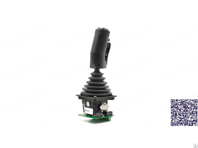 Runntech Single Axis 10k Potentiometer Joystick With Deadman Trigger And Rocker Switch