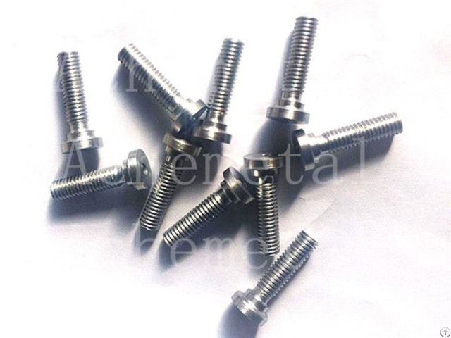 Deep Processing High Density Good Temperature Resistance Tungsten Screws Vacuum Packaged