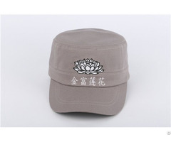 Custom High Quality 100 Percent Cotton Military Cap Army Caps