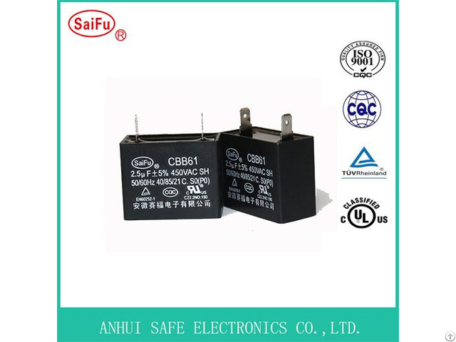 Cbb61 Ac Motor Fan Capacitor