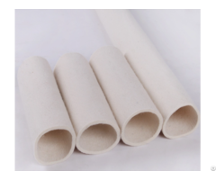 White Heat Resistant Nomex Felt Tube Special For Cooling Table Equipment