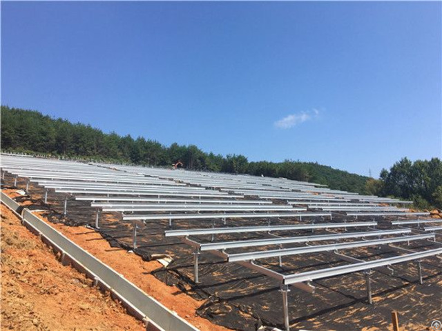 Solar Ground Mounting Systems Fixed Panel Structure