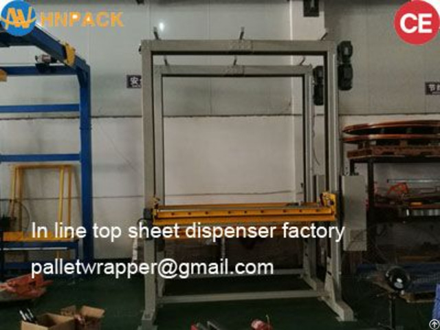 Dust Proof Type Strerch Film Pallet Top Cover Machine