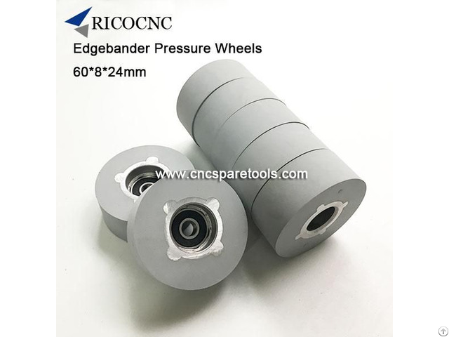 60x8x24mm Edgebander Pressure Roller Wheels For Edge Banding Machine