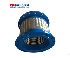 Flange End Double Bellow Flexible Joint Braided Hos