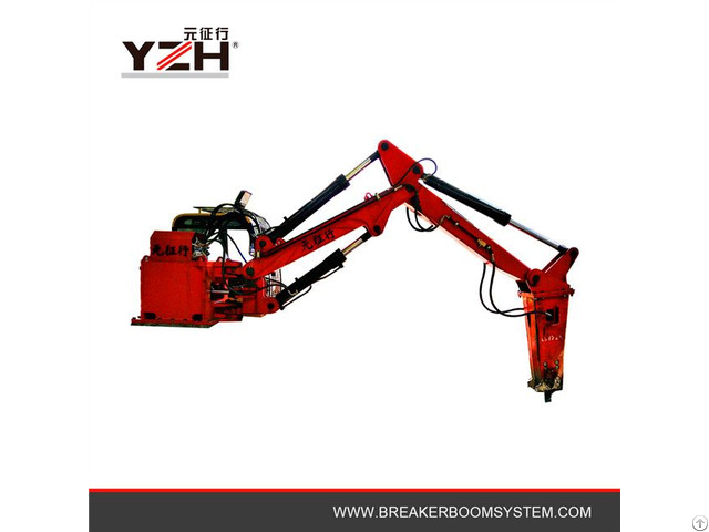 Stationary Hydraulic Rock Breaker Boom System