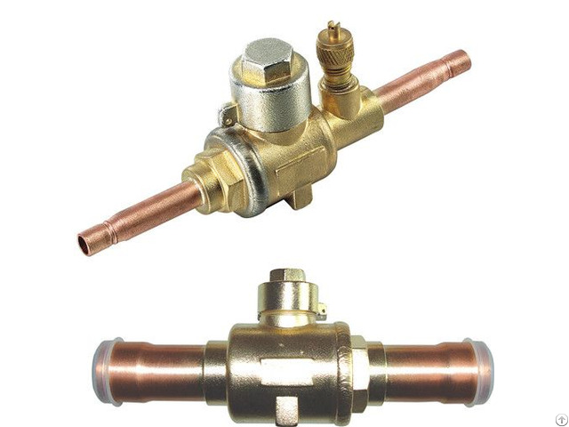 High Quality Pressure Gbc Type Brass Ball Shut Off Refrigeration Valve Manufacture