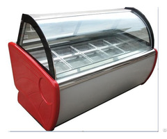 Luxuriousiced Ice Cream Display Cabinet Cryogenic Popsicle Reveal Ark