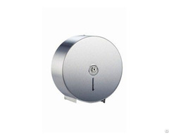 Silver 304 Stainless Steel Jumbo Toilet Roll Holder Wall Mounted Paper Dispenser