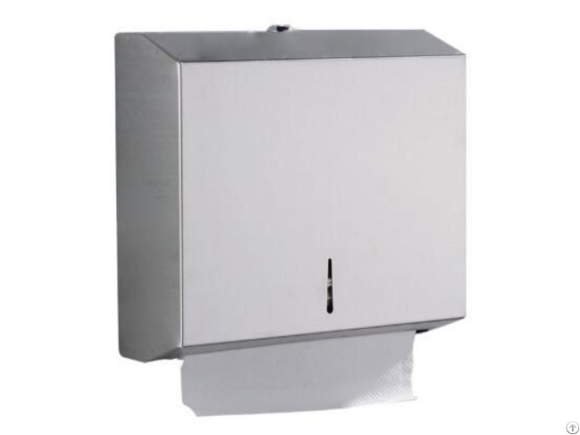 Stainless Steel Wall Mounted Towel Dispenser Lockable