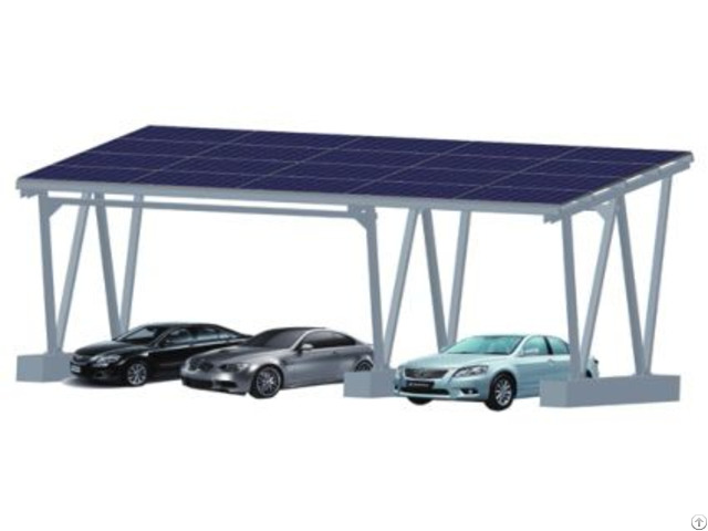 Solar Aluminum Carport System For Residential Home Or Commercial Use