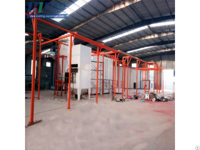 China Electrostatic Powder Coating Booth With High Recovery System