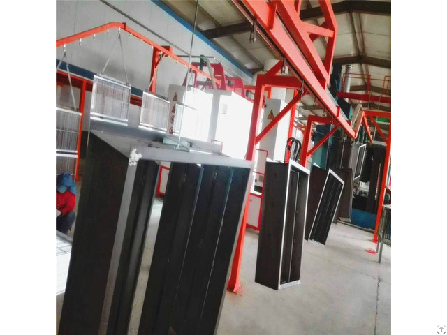 Hot Sale Powder Coating Booth Equipment For Shelves Lin