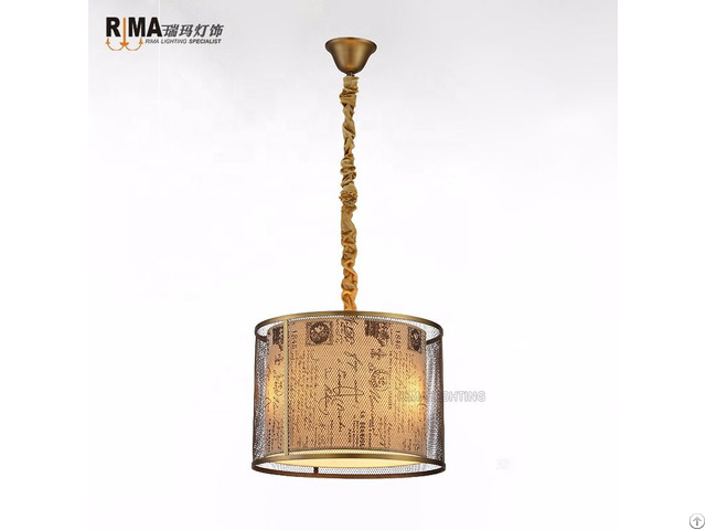 Iron Lantern Hanging Pendant Lighting