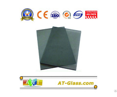 4mm 5mm Dark Grey Reflective Float Coated Building Glass