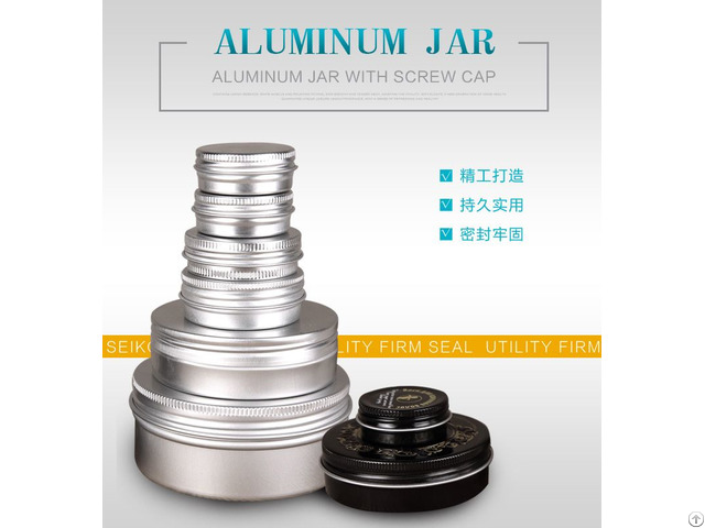 Aluminum Hand Cream Jars